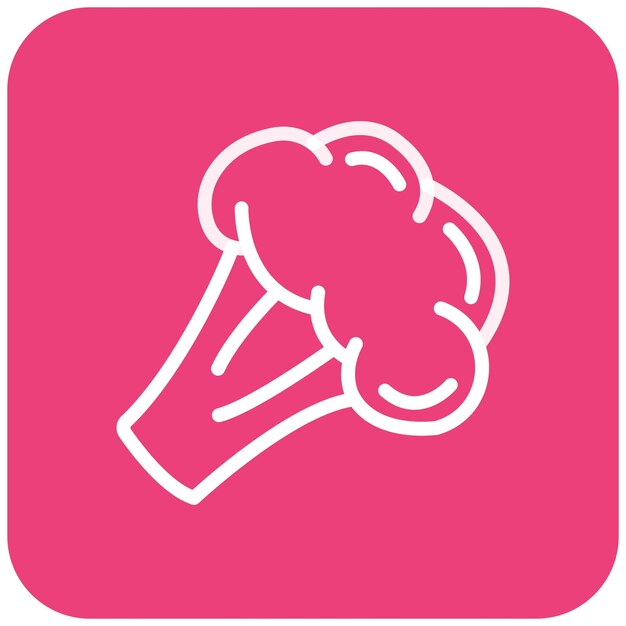 een roze en wit logo met een afbeelding van een paddenstoel erop