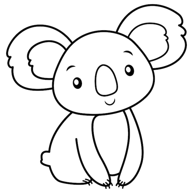 Een schattig dier, een koala.