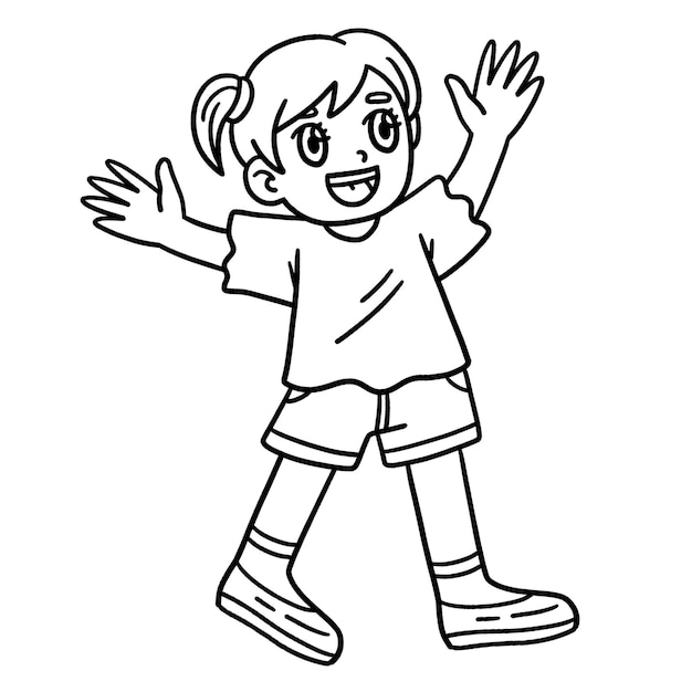 Een schattige en grappige kleurpagina van Happy Child biedt uren kleurplezier voor kinderen Om deze pagina te kleuren is heel gemakkelijk Geschikt voor kleine kinderen en peuters