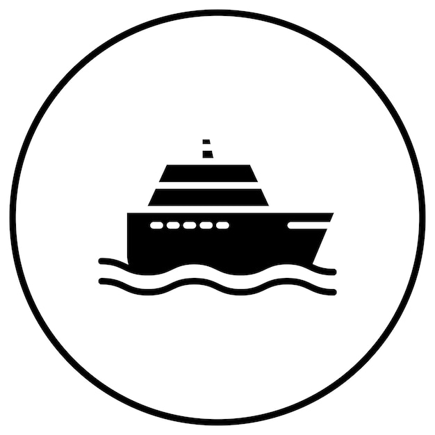 een schip is op het water en heeft een bord dat zegt een schip