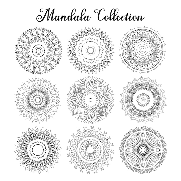 Een set mandala's