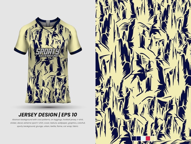 Een shirt met jersey-design erop