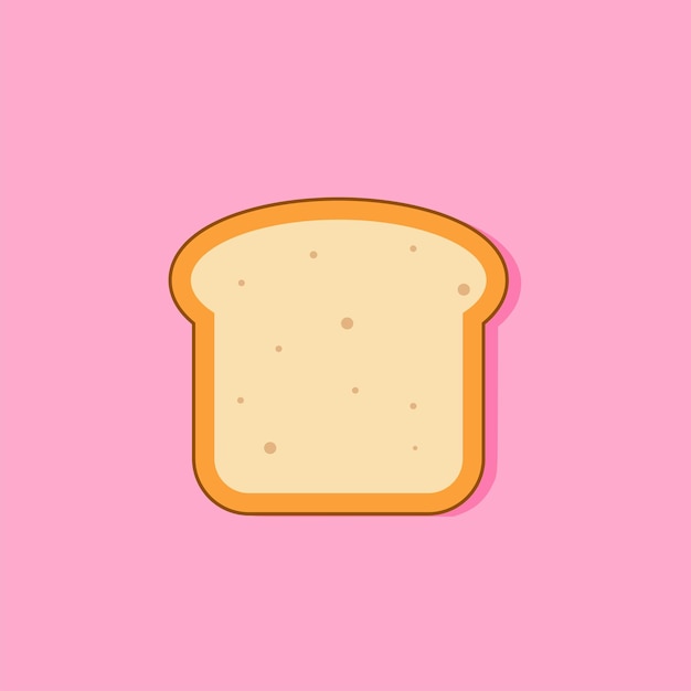 Een stukje toast.