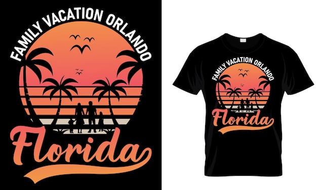 Een t-shirt met de tekst florida erop