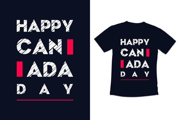 Vector een t-shirt met de tekst happy can cana day erop