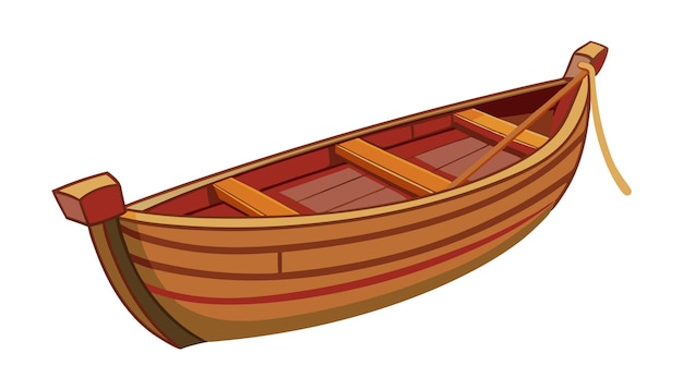 Een tekenfilm over een houten boot