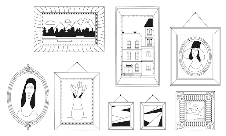 Vector een tekening van een huis met een foto van een stad en de woorden de stad erop