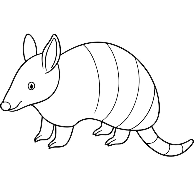 een tekening van een muis met een lijntekening van een Muis