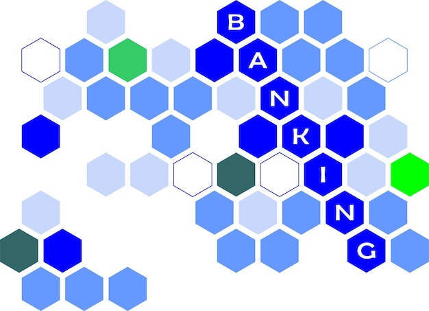 een vector met een bankwoord