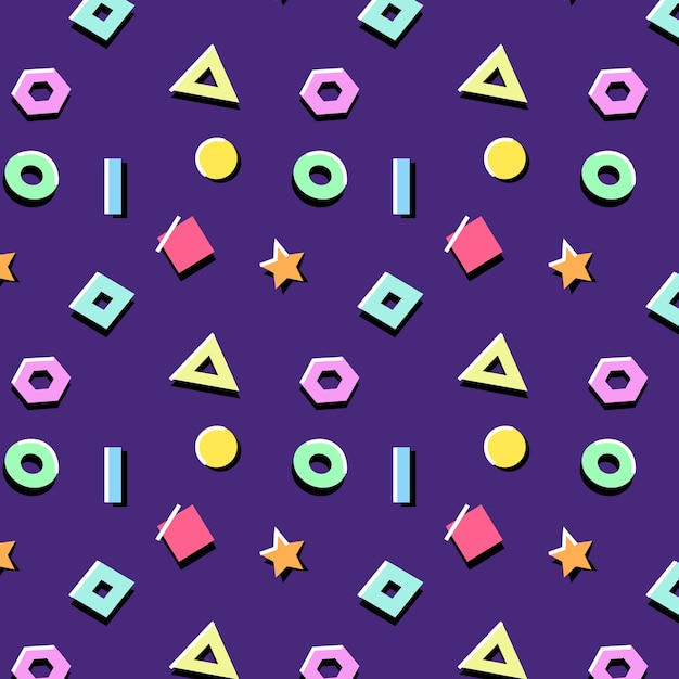 Een vector van geometrische vormen vector downloaden