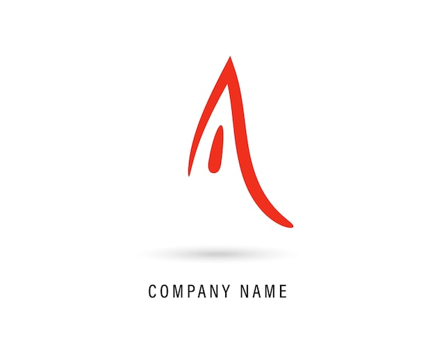 een vectorletterlogoontwerp