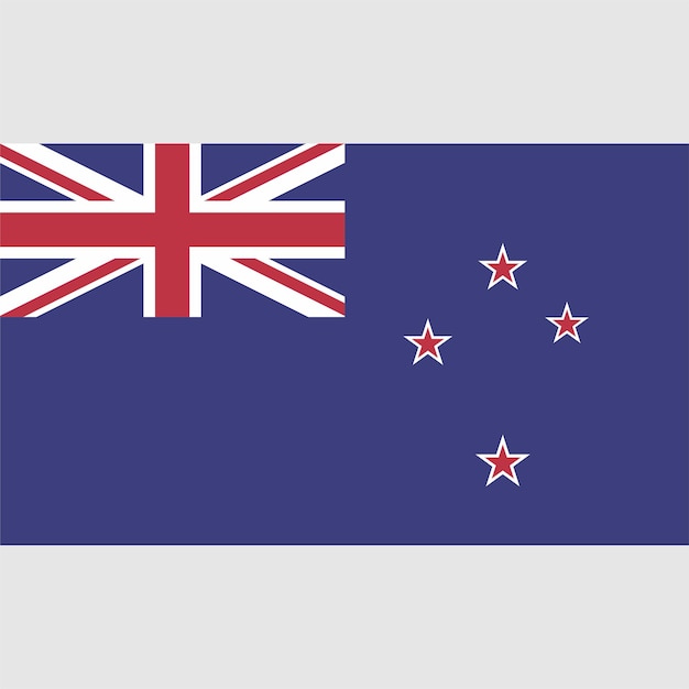 Een vlag met de woorden nieuw-zeeland erop