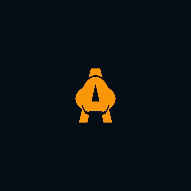 Een vorm abstract logo-ontwerp Bedrijf A-logo