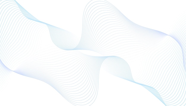 een witte abstracte achtergrond met blauwe en witte lijnen
