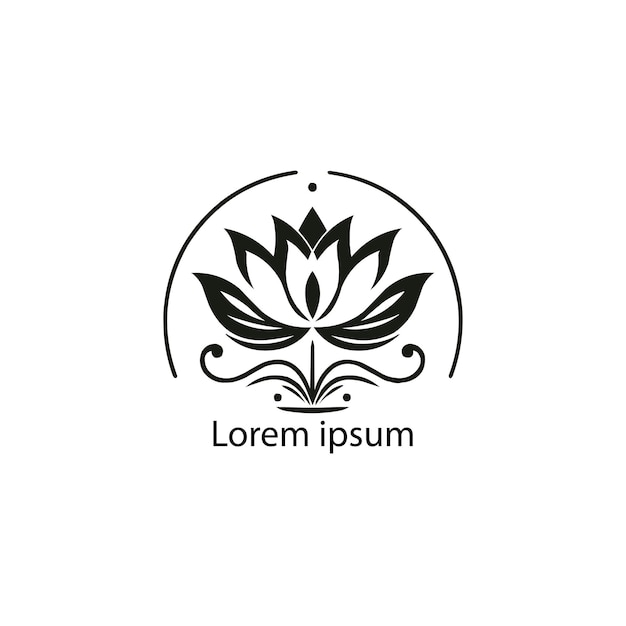 Een yoga logo ontwerp.