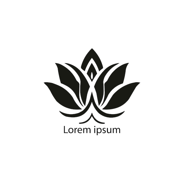 Een yoga logo ontwerp.