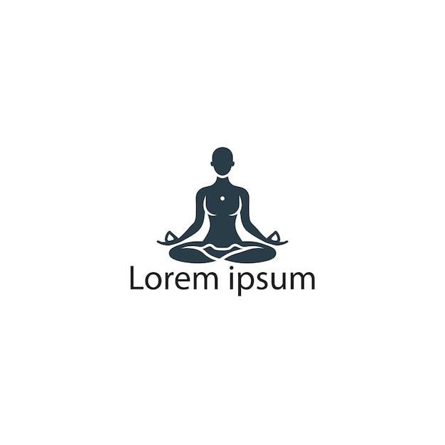 een yoga-logo