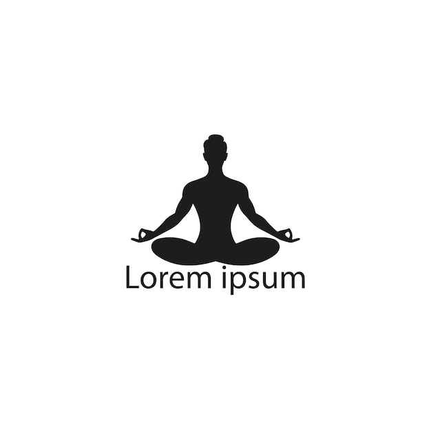 een yoga-logo