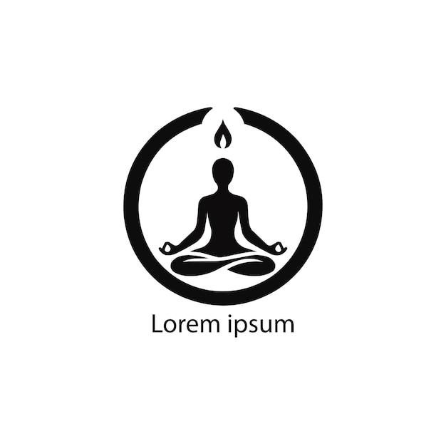 een yoga-logoontwerp