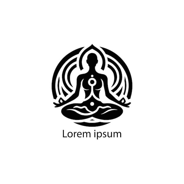 een yoga-logoontwerp