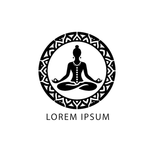 een yoga-logoontwerp