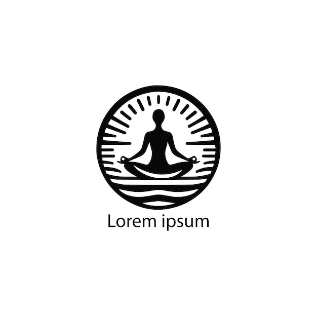 een yoga-logoontwerp