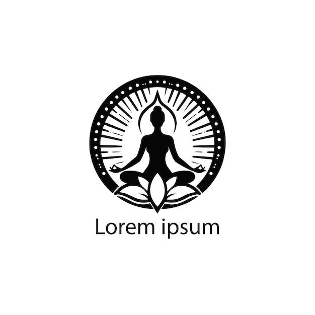 een yoga-logoontwerp