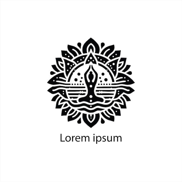 een yoga-logoontwerp