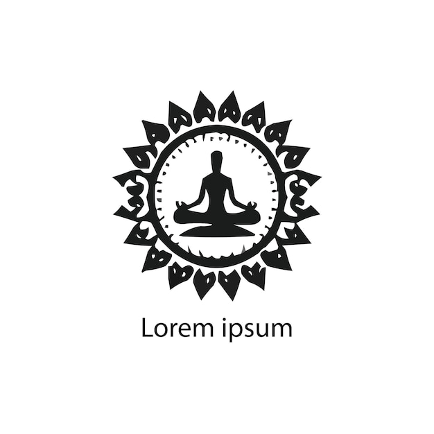 een yoga-logoontwerp