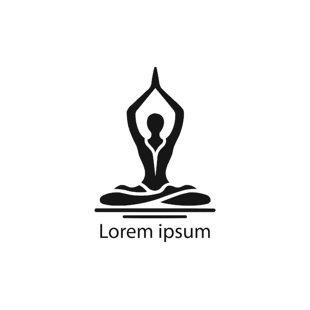 een yoga-logoontwerp