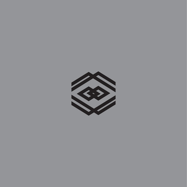 een zwart-wit afbeelding van een logo met een zwarte-witte ontwerp