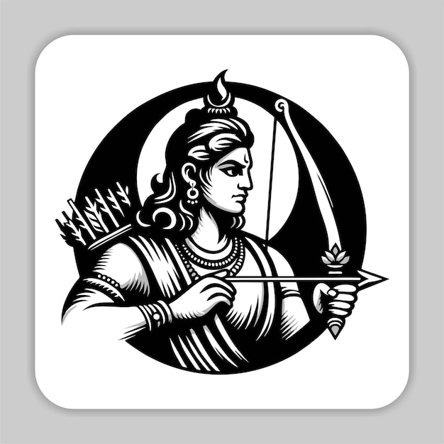 een zwart-wit beeld van een vrouw met een zwaard en een zwaard