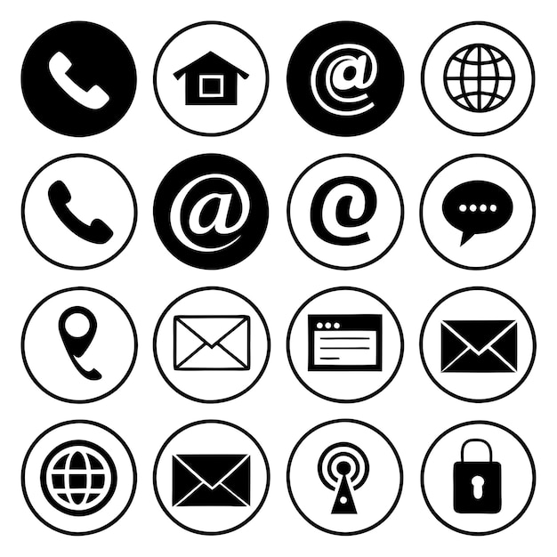 een zwart-wit beeld van een webpagina met een telefoon en een telefoon in het midden