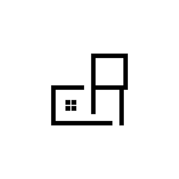 een zwart-wit logo met CR