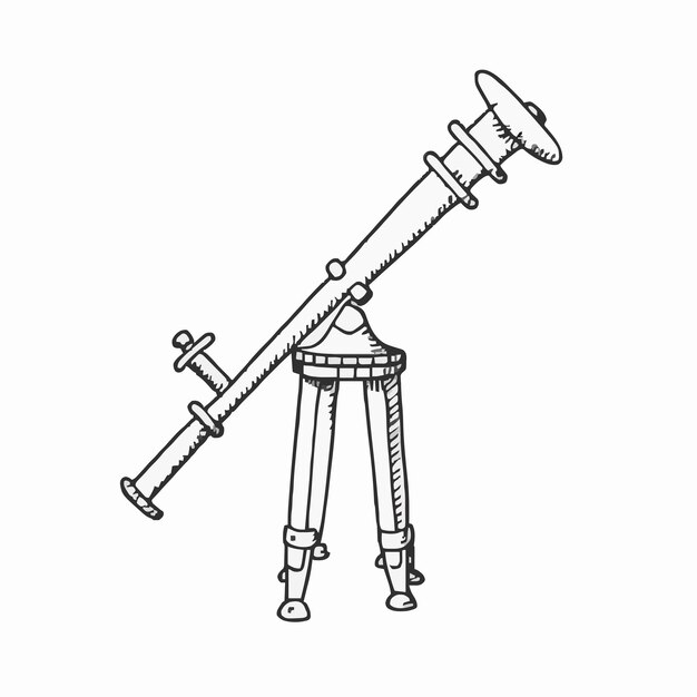 een zwart-witte tekening van een zaklamp