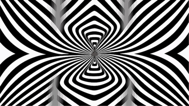een zwarte en witte abstracte achtergrond met een zwart-wit patroon