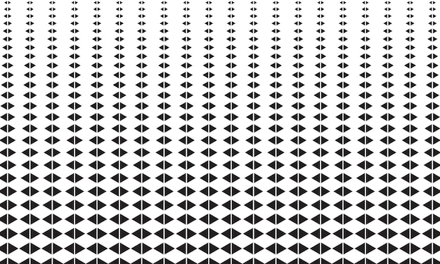 Vector eenvoudig abstract achtergrond halftone driehoekpatroon