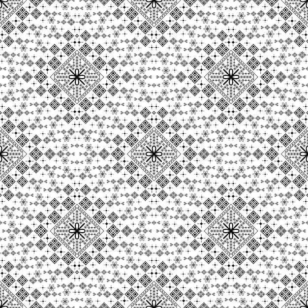 eenvoudig abstract naadloos bloemenpatroon geometrisch patroon geplaatst vectorillustratie