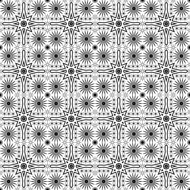eenvoudig abstract naadloos bloemenpatroon geometrisch patroon geplaatst vectorillustratie