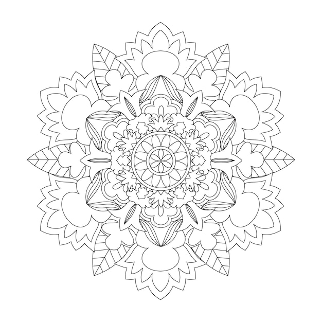 Eenvoudig bewerkbare en aanpasbare mandala