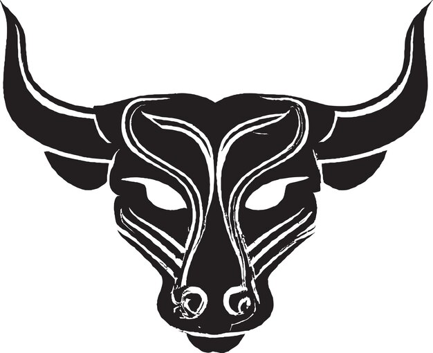 Eenvoudig Buffalo-logo-ontwerp voor drankmerk