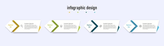 Vector eenvoudig creatief zakelijk infographic ontwerp