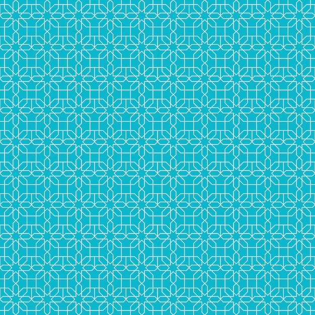 Eenvoudig islamitisch geometrisch naadloos patroonbehang als achtergrond