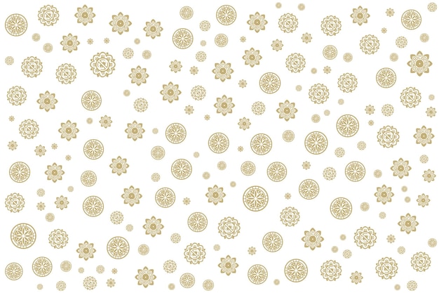 Eenvoudig Kerst naadloos patroon met geometrische motieven Sneeuwvlokken met ander patroon
