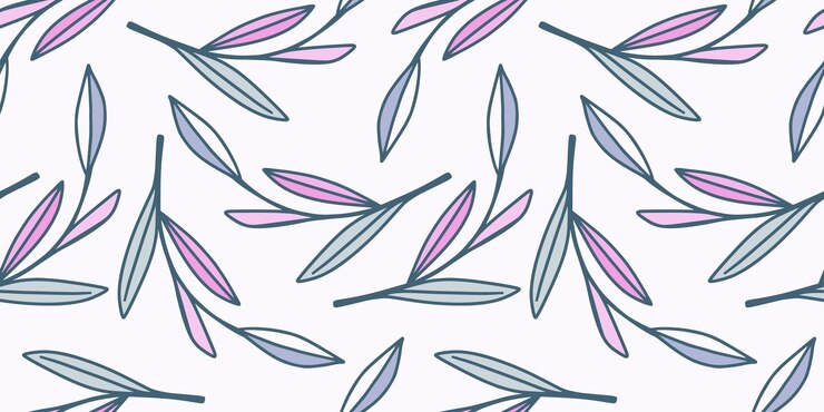 Vector eenvoudig twijgen en takken naadloos patroon delicaat blad en takken ornament vintage bloemen elementen achtergrond gebladerte eindeloos behang ontwerp voor stof textiel print inwikkeling omslag