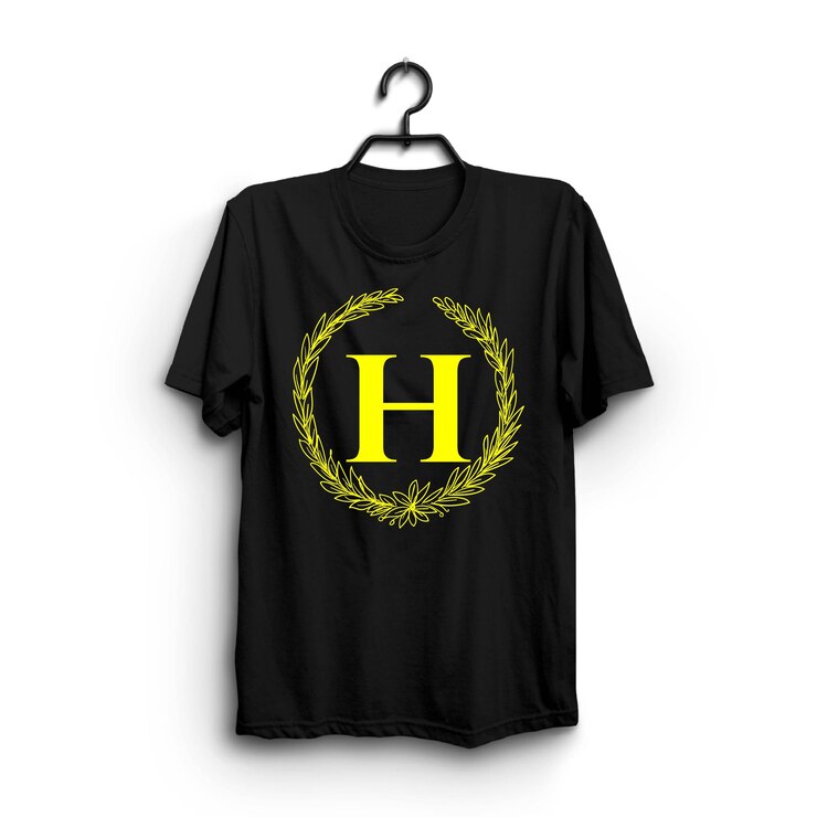 Vector eenvoudig zwart t-shirtontwerp