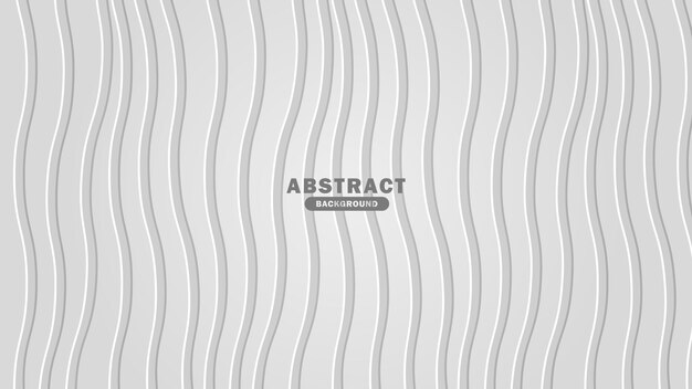 Eenvoudige abstracte achtergrond met zigzaglijn minimale grijze achtergrondsjabloon