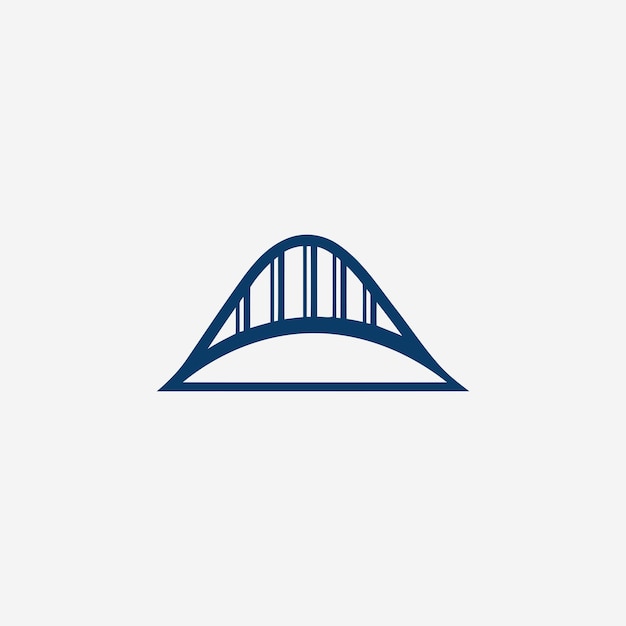 eenvoudige brug moderne logo vector