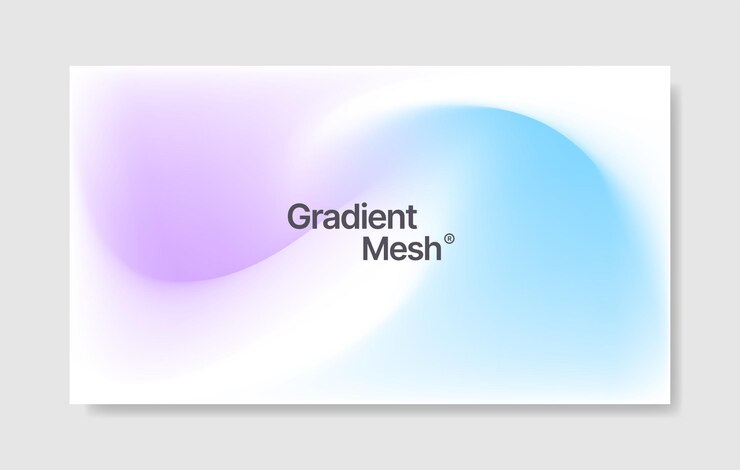 Vector eenvoudige gradiënt roze blauwe abstracte achtergrond