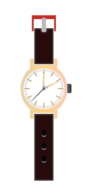 Vector eenvoudige handhorloge vector